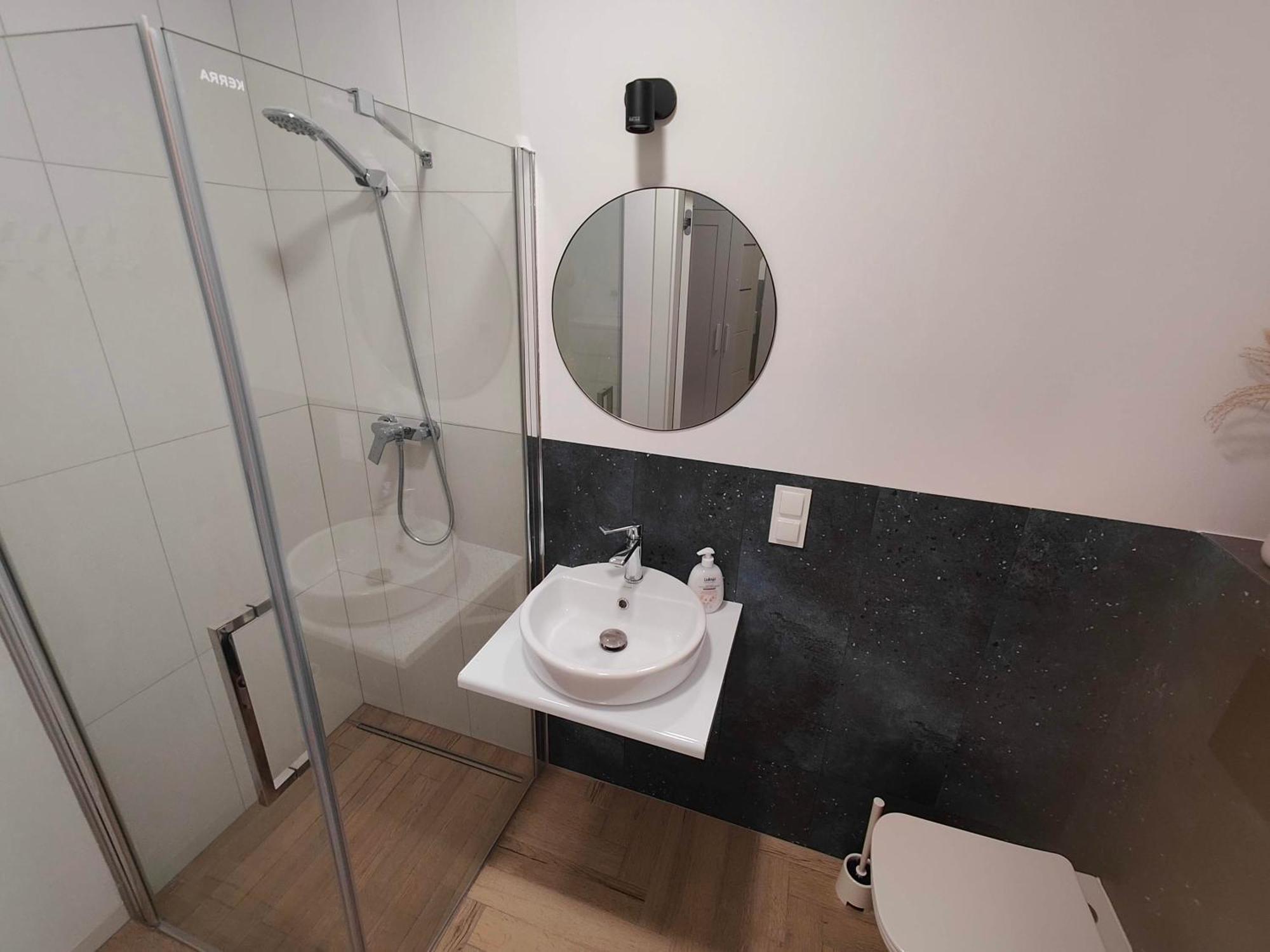 Turkusowa Appartement Mosty Buitenkant foto